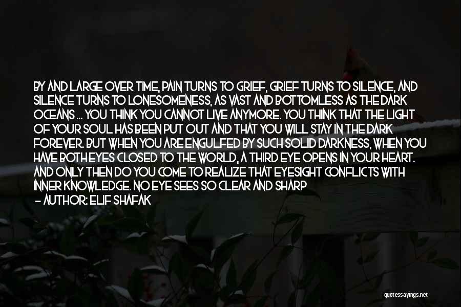Elif Shafak Quotes: By And Large Over Time, Pain Turns To Grief, Grief Turns To Silence, And Silence Turns To Lonesomeness, As Vast