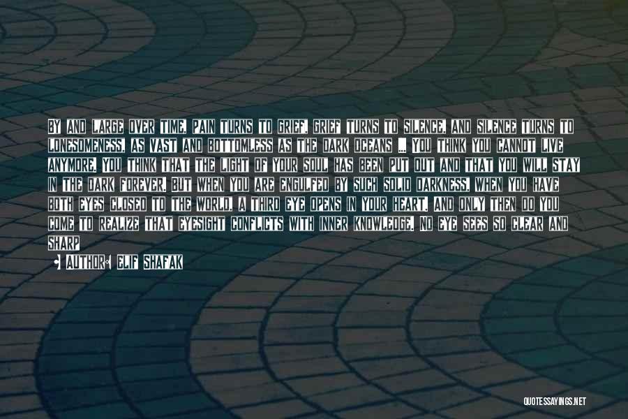 Elif Shafak Quotes: By And Large Over Time, Pain Turns To Grief, Grief Turns To Silence, And Silence Turns To Lonesomeness, As Vast