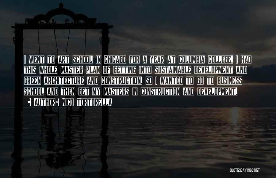 Nico Tortorella Quotes: I Went To Art School In Chicago For A Year At Columbia College. I Had This Whole Master Plan Of