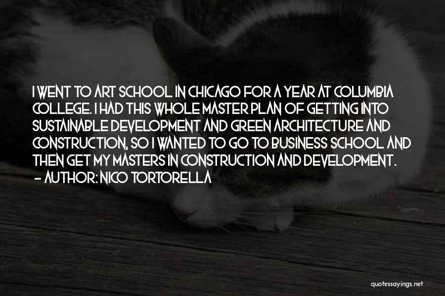 Nico Tortorella Quotes: I Went To Art School In Chicago For A Year At Columbia College. I Had This Whole Master Plan Of