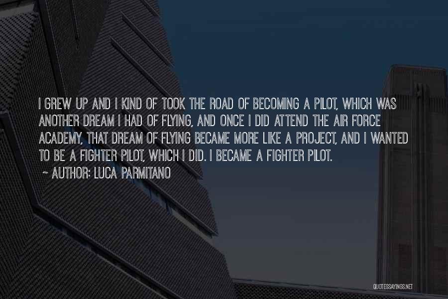 Luca Parmitano Quotes: I Grew Up And I Kind Of Took The Road Of Becoming A Pilot, Which Was Another Dream I Had