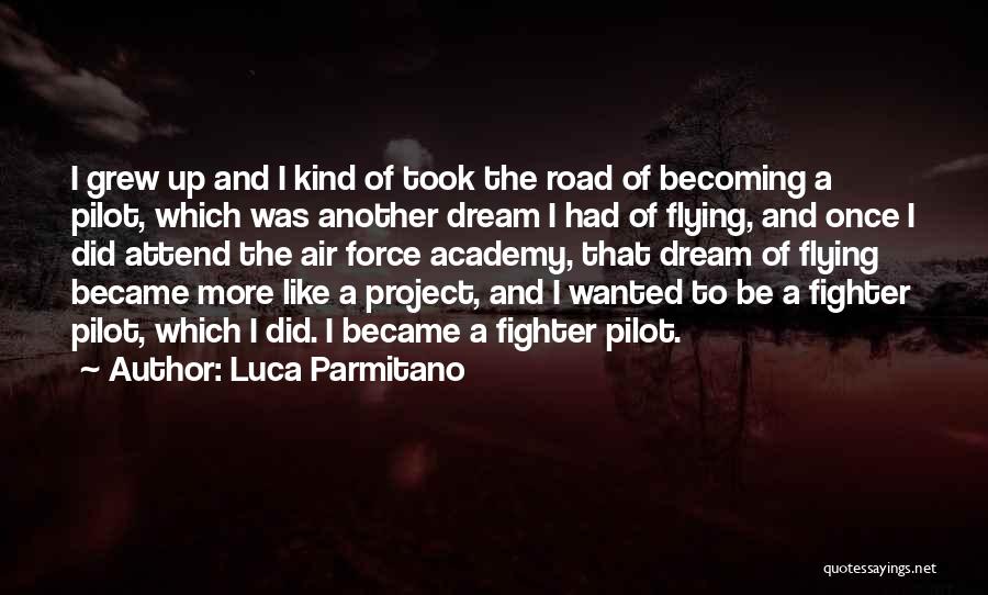 Luca Parmitano Quotes: I Grew Up And I Kind Of Took The Road Of Becoming A Pilot, Which Was Another Dream I Had