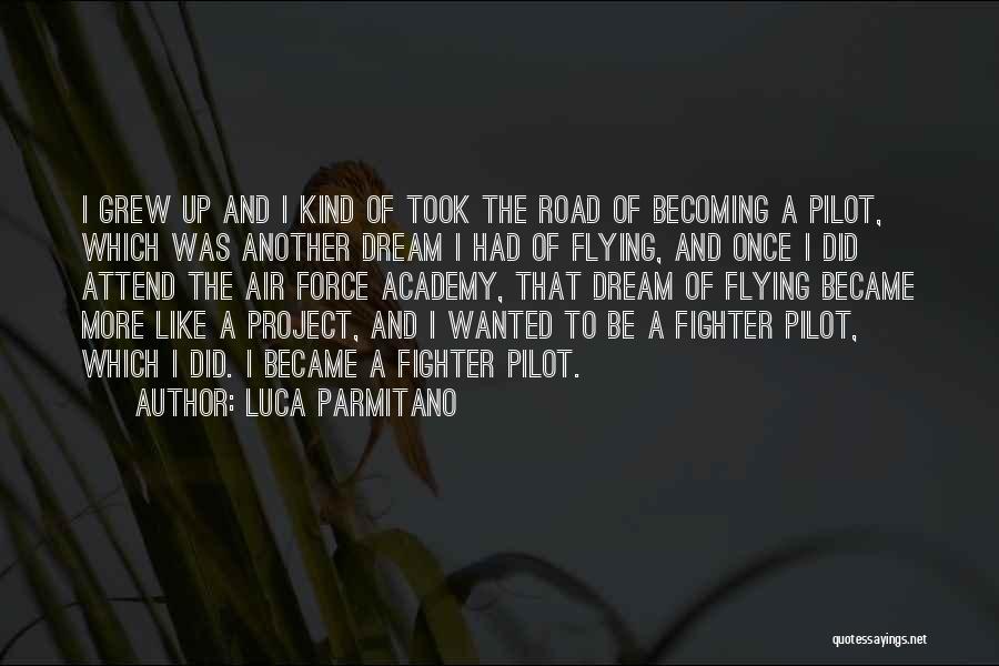 Luca Parmitano Quotes: I Grew Up And I Kind Of Took The Road Of Becoming A Pilot, Which Was Another Dream I Had