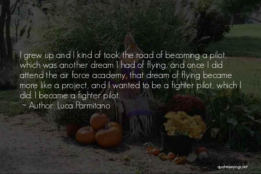 Luca Parmitano Quotes: I Grew Up And I Kind Of Took The Road Of Becoming A Pilot, Which Was Another Dream I Had