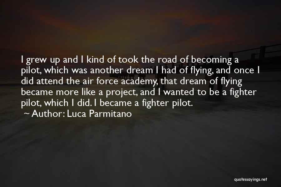 Luca Parmitano Quotes: I Grew Up And I Kind Of Took The Road Of Becoming A Pilot, Which Was Another Dream I Had