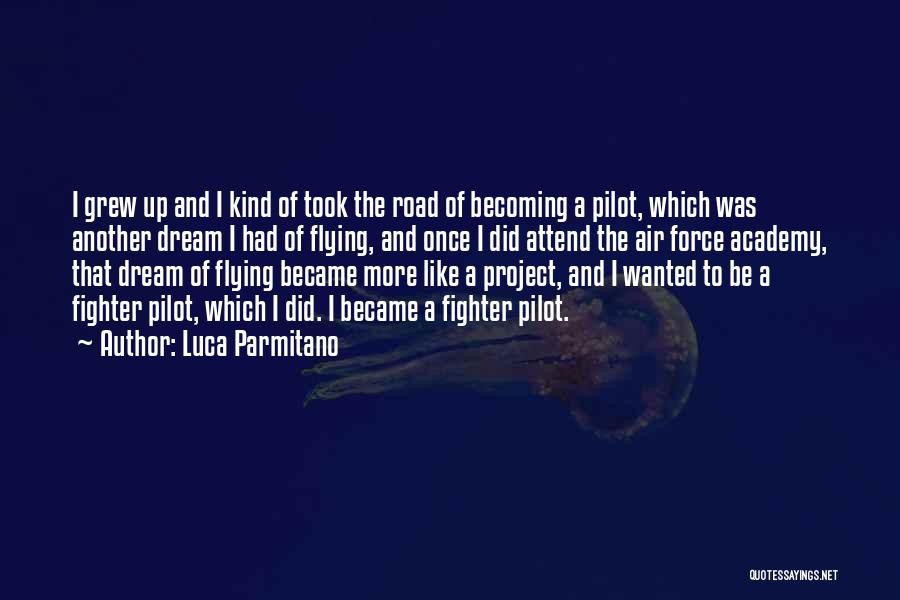 Luca Parmitano Quotes: I Grew Up And I Kind Of Took The Road Of Becoming A Pilot, Which Was Another Dream I Had