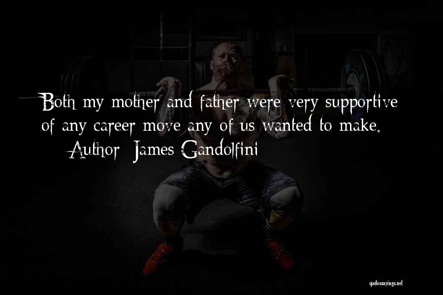 James Gandolfini Quotes: Both My Mother And Father Were Very Supportive Of Any Career Move Any Of Us Wanted To Make.