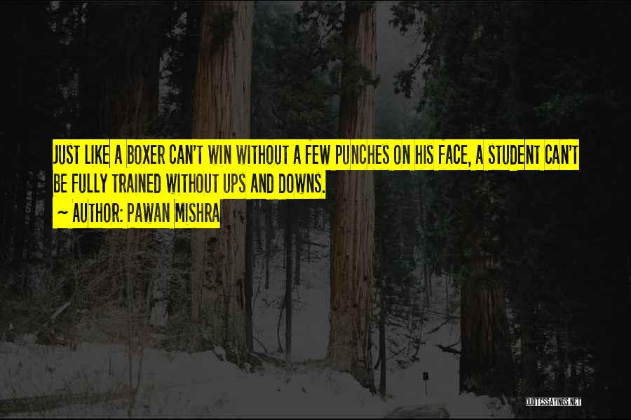 Pawan Mishra Quotes: Just Like A Boxer Can't Win Without A Few Punches On His Face, A Student Can't Be Fully Trained Without