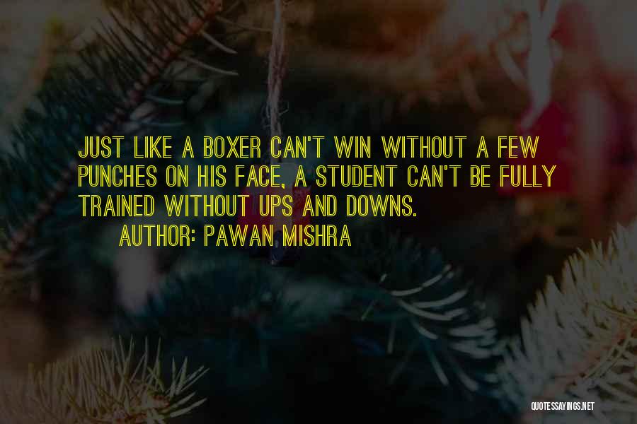 Pawan Mishra Quotes: Just Like A Boxer Can't Win Without A Few Punches On His Face, A Student Can't Be Fully Trained Without