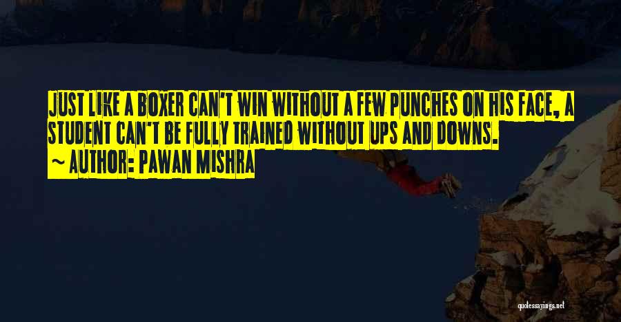 Pawan Mishra Quotes: Just Like A Boxer Can't Win Without A Few Punches On His Face, A Student Can't Be Fully Trained Without