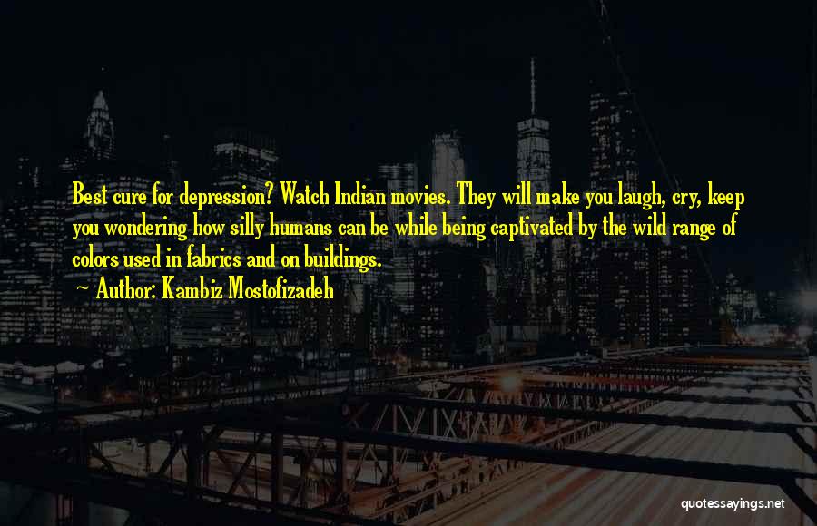 Kambiz Mostofizadeh Quotes: Best Cure For Depression? Watch Indian Movies. They Will Make You Laugh, Cry, Keep You Wondering How Silly Humans Can