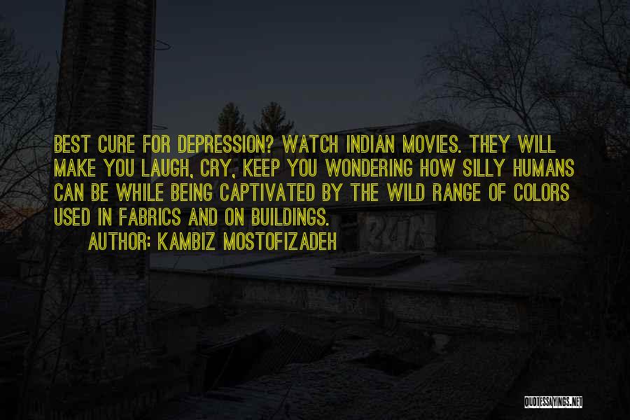 Kambiz Mostofizadeh Quotes: Best Cure For Depression? Watch Indian Movies. They Will Make You Laugh, Cry, Keep You Wondering How Silly Humans Can