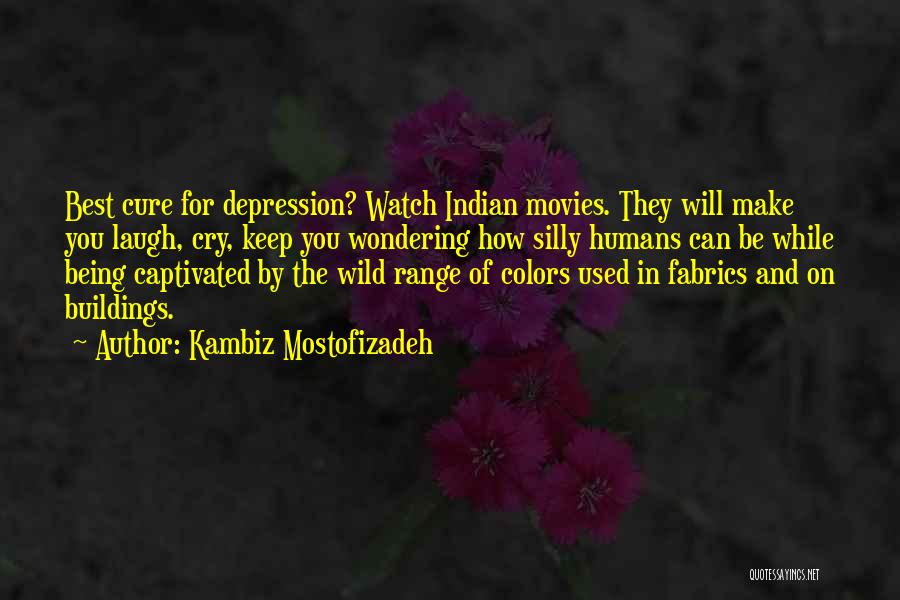 Kambiz Mostofizadeh Quotes: Best Cure For Depression? Watch Indian Movies. They Will Make You Laugh, Cry, Keep You Wondering How Silly Humans Can