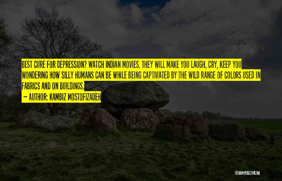 Kambiz Mostofizadeh Quotes: Best Cure For Depression? Watch Indian Movies. They Will Make You Laugh, Cry, Keep You Wondering How Silly Humans Can