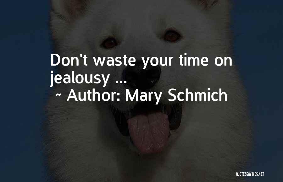 Mary Schmich Quotes: Don't Waste Your Time On Jealousy ...