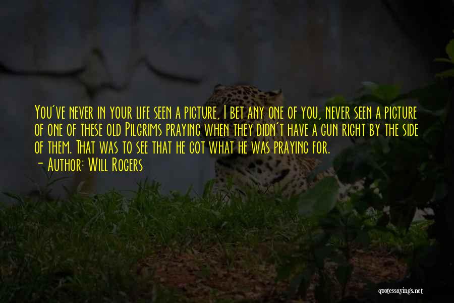 Will Rogers Quotes: You've Never In Your Life Seen A Picture, I Bet Any One Of You, Never Seen A Picture Of One