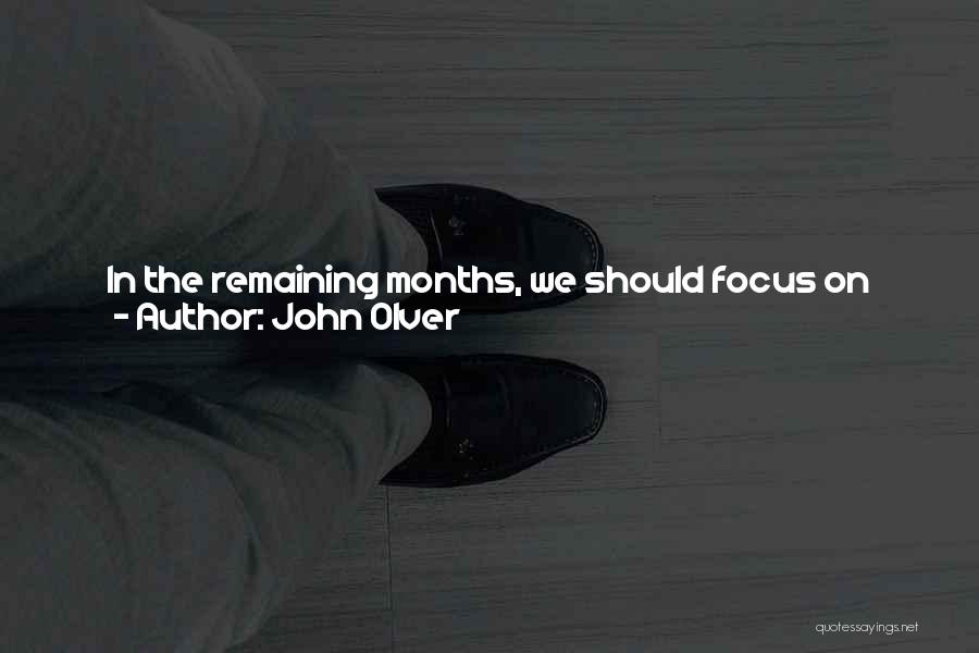 John Olver Quotes: In The Remaining Months, We Should Focus On Achieving More Robust International Involvement In Training Of Iraqi Soldiers, Police Officers,