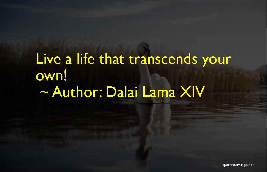 Dalai Lama XIV Quotes: Live A Life That Transcends Your Own!