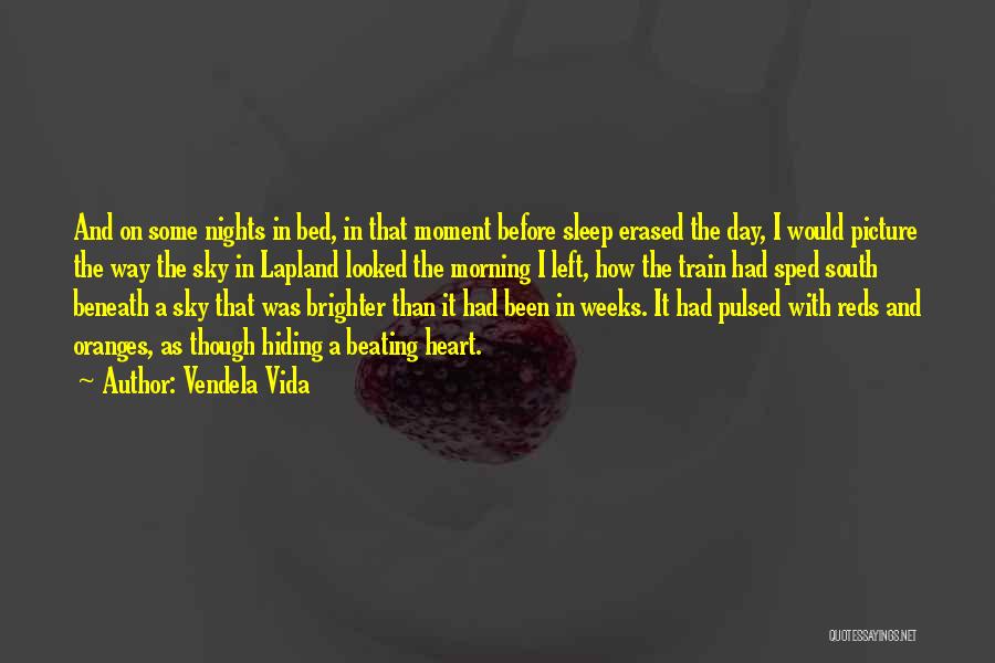 Vendela Vida Quotes: And On Some Nights In Bed, In That Moment Before Sleep Erased The Day, I Would Picture The Way The