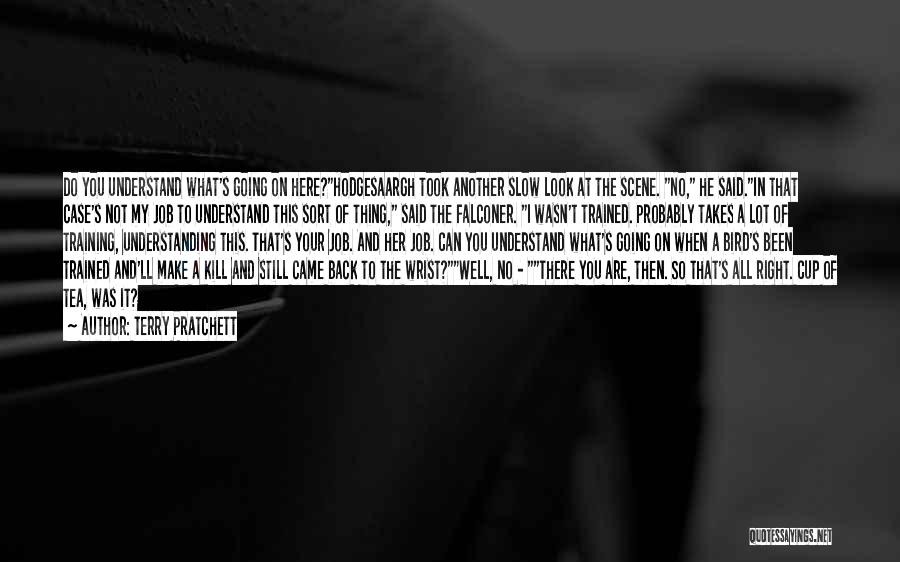 Terry Pratchett Quotes: Do You Understand What's Going On Here?hodgesaargh Took Another Slow Look At The Scene. No, He Said.in That Case's Not