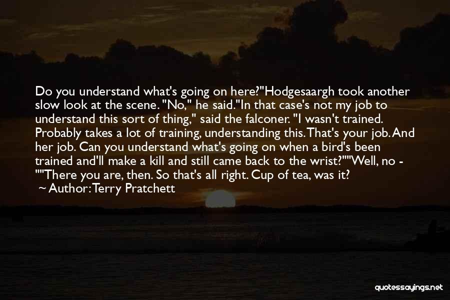 Terry Pratchett Quotes: Do You Understand What's Going On Here?hodgesaargh Took Another Slow Look At The Scene. No, He Said.in That Case's Not