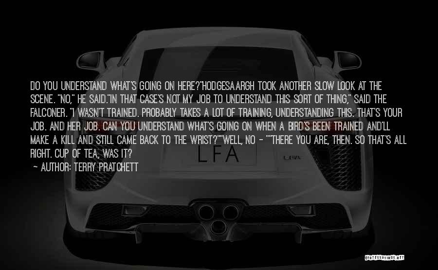 Terry Pratchett Quotes: Do You Understand What's Going On Here?hodgesaargh Took Another Slow Look At The Scene. No, He Said.in That Case's Not