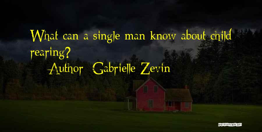 Gabrielle Zevin Quotes: What Can A Single Man Know About Child Rearing?