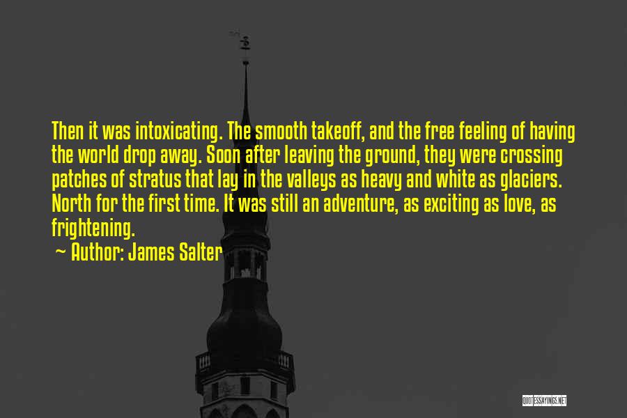 James Salter Quotes: Then It Was Intoxicating. The Smooth Takeoff, And The Free Feeling Of Having The World Drop Away. Soon After Leaving