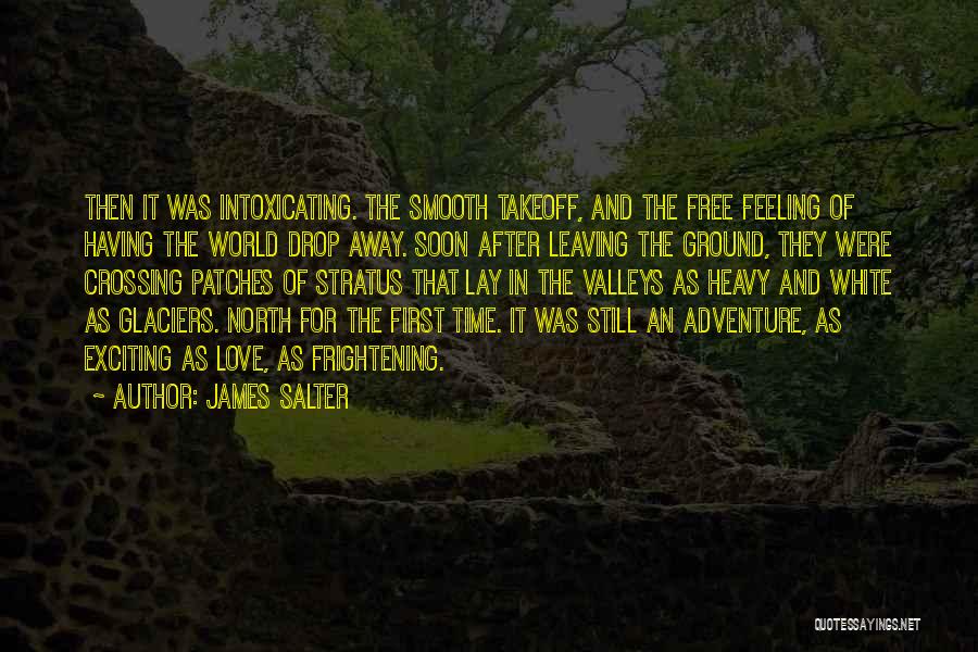 James Salter Quotes: Then It Was Intoxicating. The Smooth Takeoff, And The Free Feeling Of Having The World Drop Away. Soon After Leaving