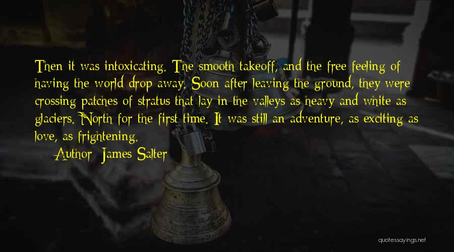 James Salter Quotes: Then It Was Intoxicating. The Smooth Takeoff, And The Free Feeling Of Having The World Drop Away. Soon After Leaving