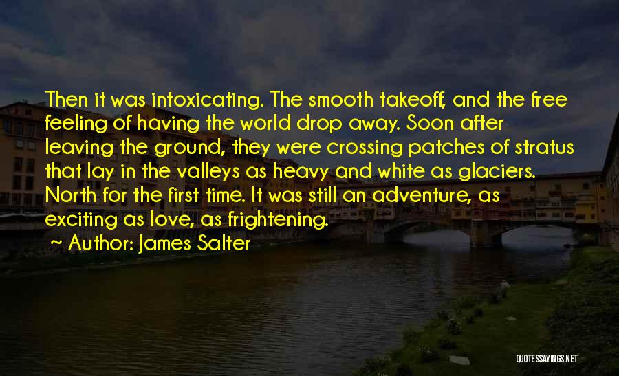 James Salter Quotes: Then It Was Intoxicating. The Smooth Takeoff, And The Free Feeling Of Having The World Drop Away. Soon After Leaving