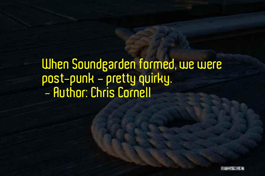 Chris Cornell Quotes: When Soundgarden Formed, We Were Post-punk - Pretty Quirky.