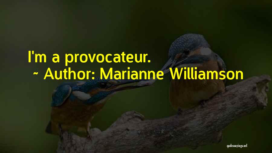Marianne Williamson Quotes: I'm A Provocateur.