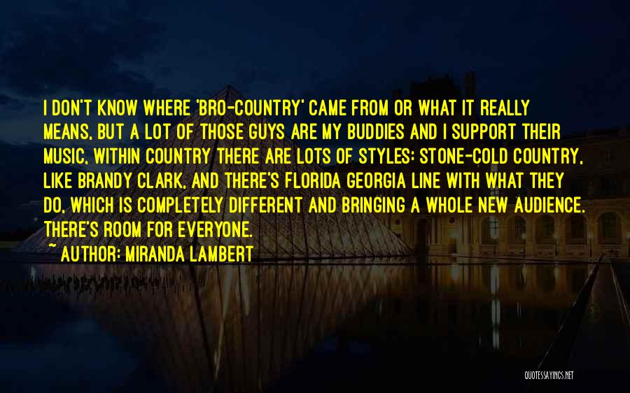 Miranda Lambert Quotes: I Don't Know Where 'bro-country' Came From Or What It Really Means, But A Lot Of Those Guys Are My