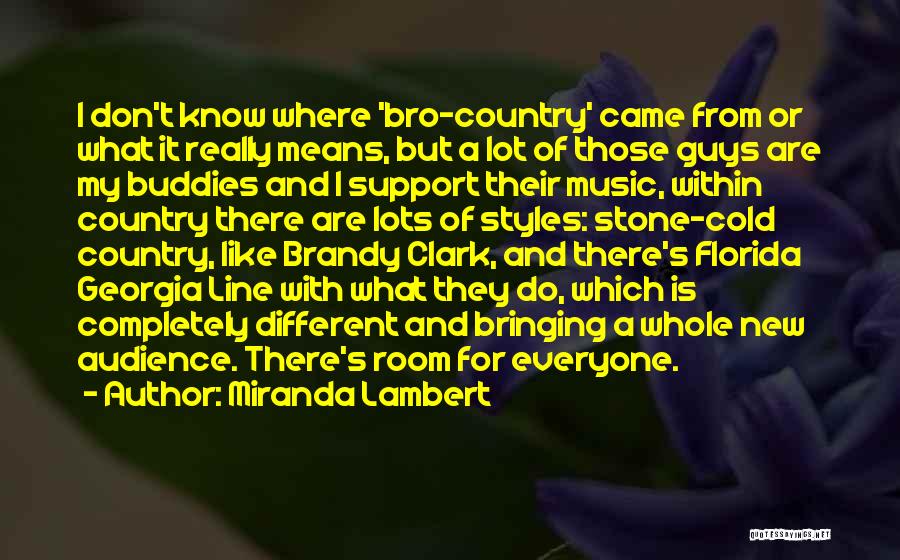 Miranda Lambert Quotes: I Don't Know Where 'bro-country' Came From Or What It Really Means, But A Lot Of Those Guys Are My