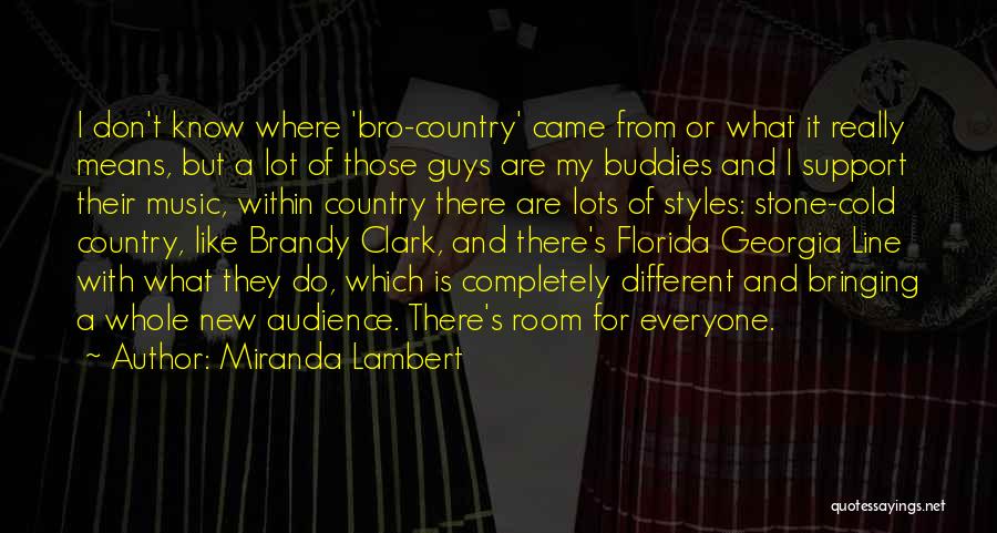 Miranda Lambert Quotes: I Don't Know Where 'bro-country' Came From Or What It Really Means, But A Lot Of Those Guys Are My