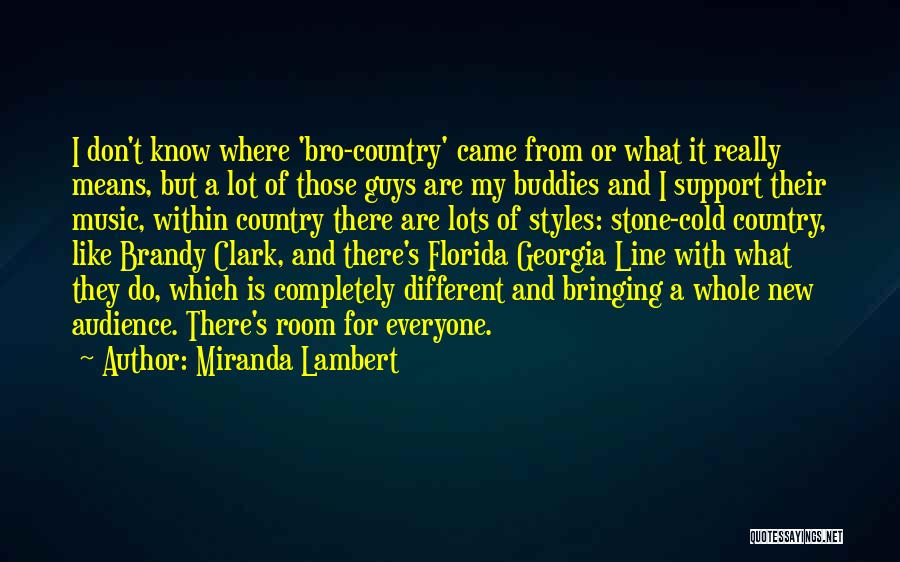 Miranda Lambert Quotes: I Don't Know Where 'bro-country' Came From Or What It Really Means, But A Lot Of Those Guys Are My