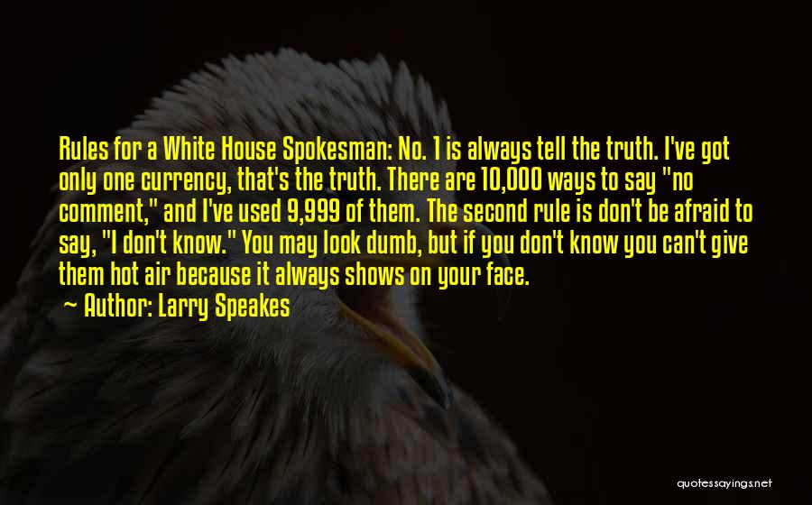 999 Best Quotes By Larry Speakes