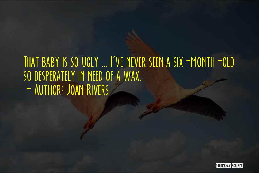 A 6 Month Old Baby Quotes By Joan Rivers