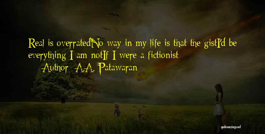 A.A. Patawaran Quotes 1797762