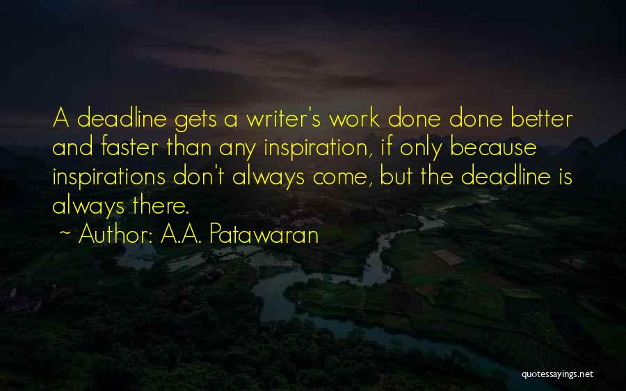 A.A. Patawaran Quotes 684186