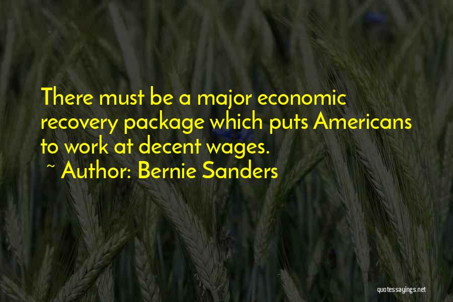 A.a. Recovery Quotes By Bernie Sanders