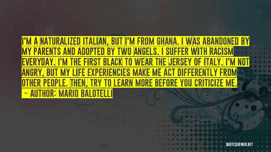 A Angel Quotes By Mario Balotelli