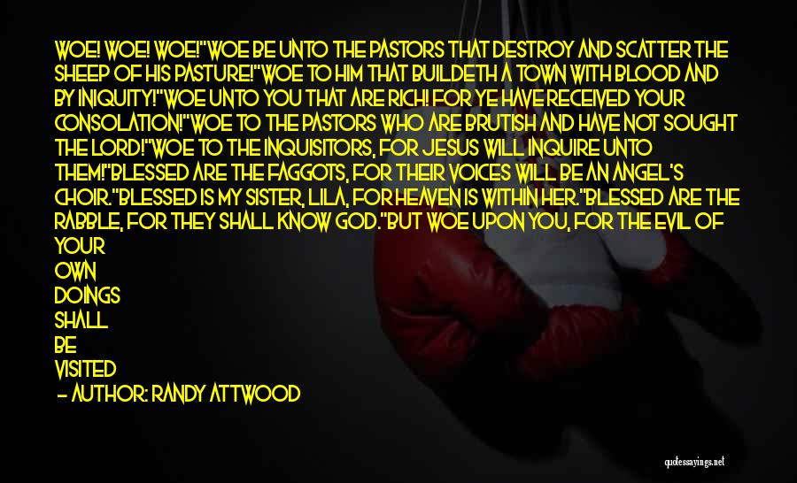 A Angel Quotes By Randy Attwood