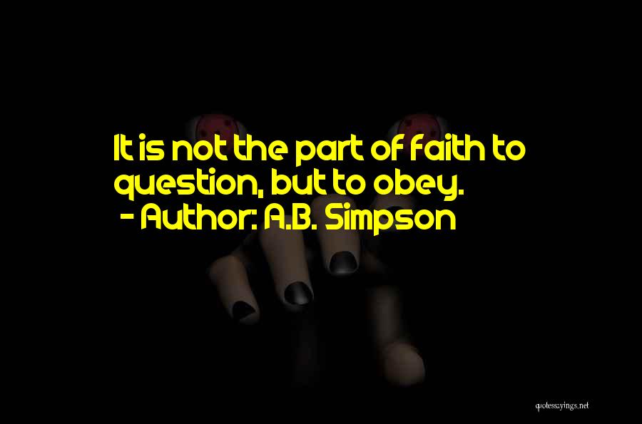 A.B. Simpson Quotes 395822
