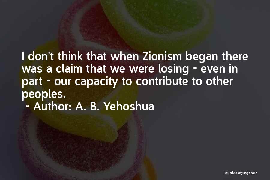 A. B. Yehoshua Quotes 1519059