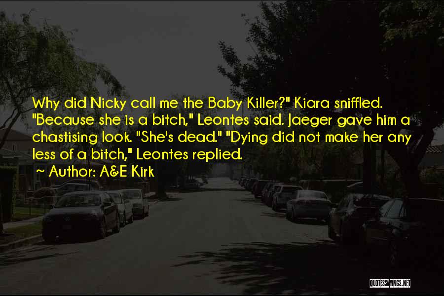 A Baby Dying Quotes By A&E Kirk