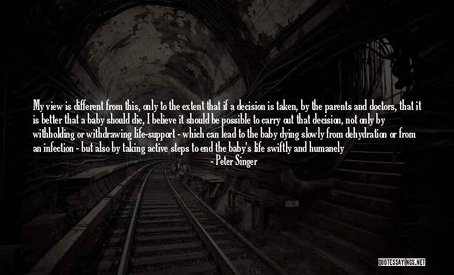 A Baby Dying Quotes By Peter Singer