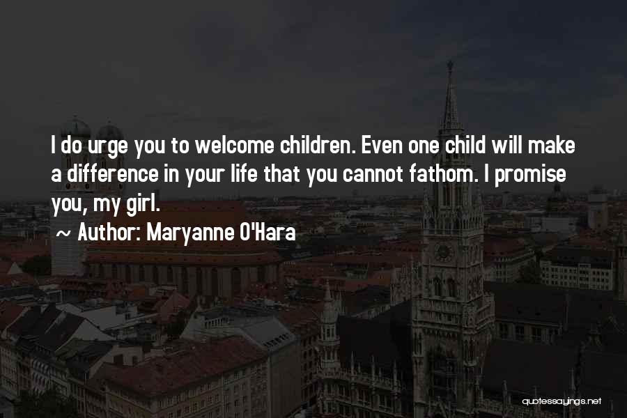 A Baby Girl Quotes By Maryanne O'Hara