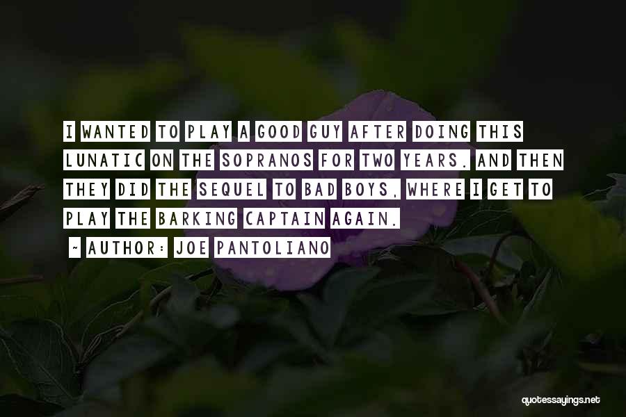 A Bad Boy Quotes By Joe Pantoliano